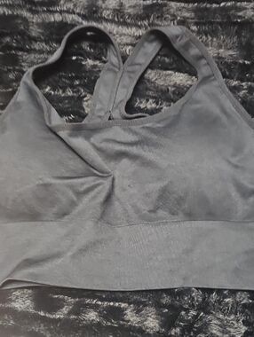 Black Racerback Seamless Sports Bra - Women Intimates